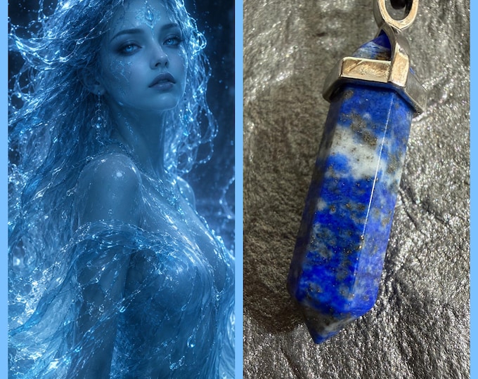 Undine Water Elemental "Mairsa" (Mare-sah) Spirit Companion, Spirit Vessel necklace, Tier 1