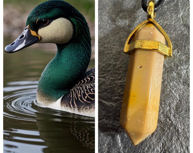 Mallard Duck "Kopo" Spirit Guide Companion, Spirit Vessel Necklace, Tier 1