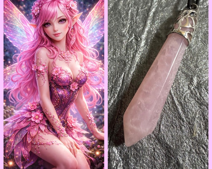 Seelie Fairy "Vorsia" Living Entity Companion, Spirit Vessel Necklace, Tier 2