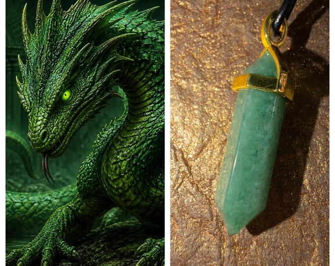 Basilisk Spirit Companion "Zarka" Enchanted Necklace, Tier 2