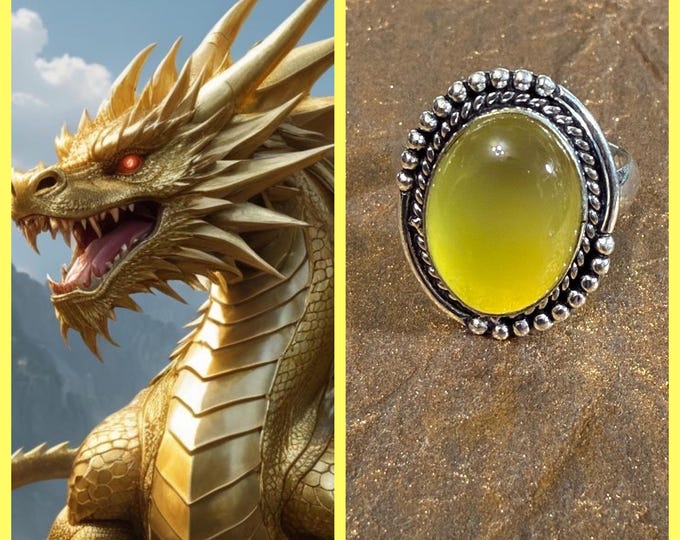 DCC EXCLUSIVE Gold Weaver Dragon "Limtalo" Living Entity Companion, Spirit Vessel Ring, Tier 3