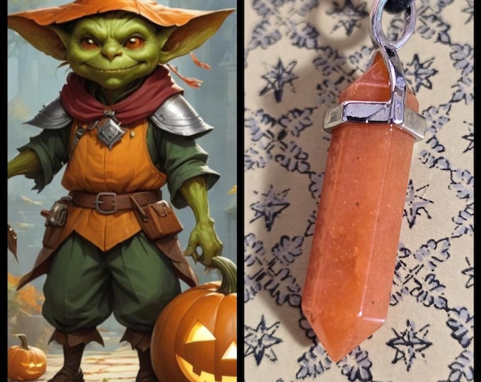 DCC Exclusive Pumpkin Wraith "Melric" Spirit Companion, Spirit Vessel Necklace, Tier 2