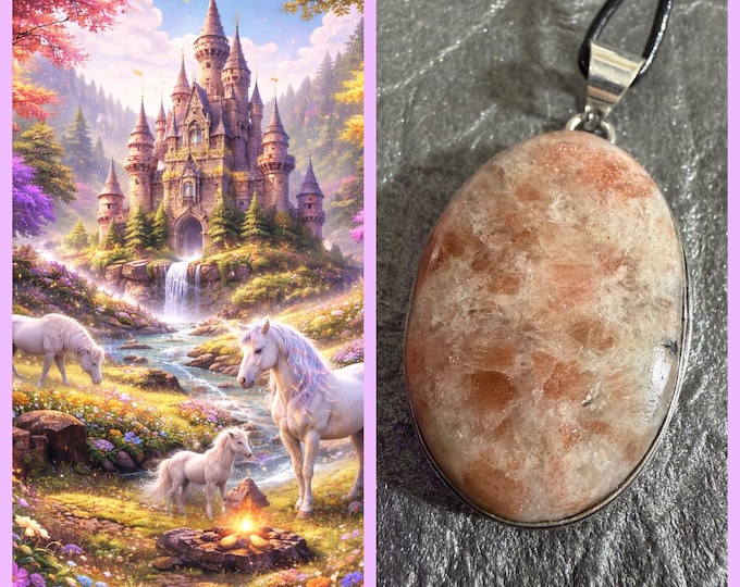 Unicorn Castle Astral Realm Portal, PERSONAL astral realm for you AND your companions, Enchanted Necklace