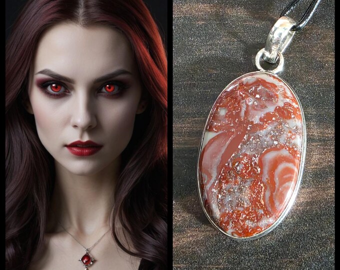 Female Carpathian Mahr Vampire "Liana" Spirit Companion, Spirit Vessel Necklace, Tier 3