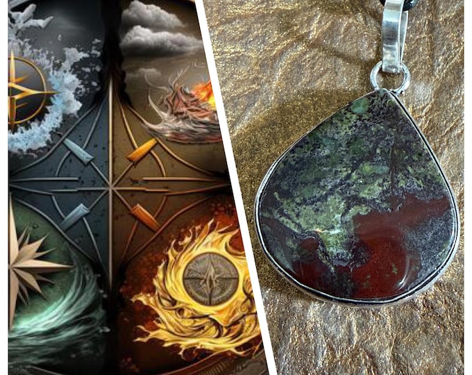Elemental Balancing Talisman, Balance the 4 elements within you, Enchanted Necklace, BESTSELLER 40+ sold