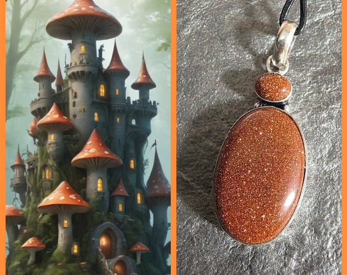 Mushroom Castle Astral Realm Portal, PERSONAL astral realm for you AND your companions, Astral Real Estate, Enchanted Necklace