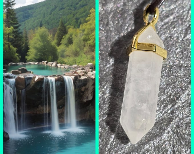 Hidden Waterfall, Astral Realm Portal, PERSONAL astral realm for you AND your companions, Enchanted Necklace
