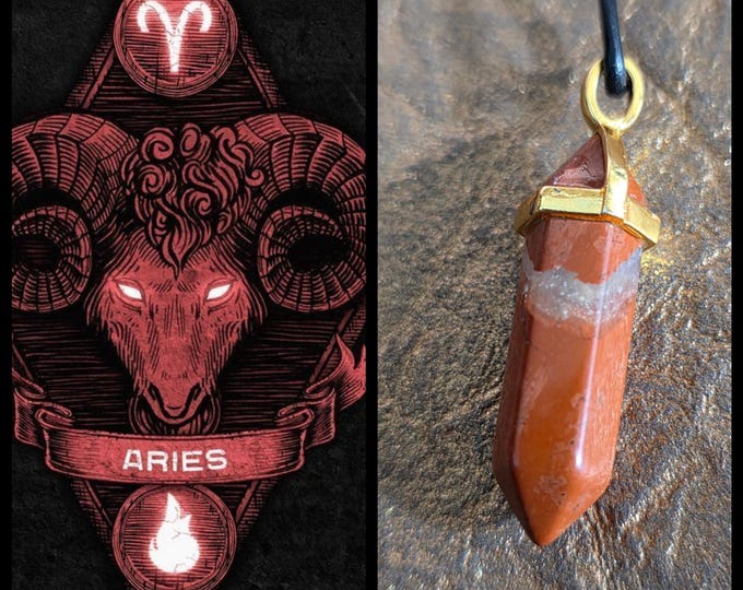 Aries Balancing Talisman, Zodiac Balancing, Enchanted Necklace