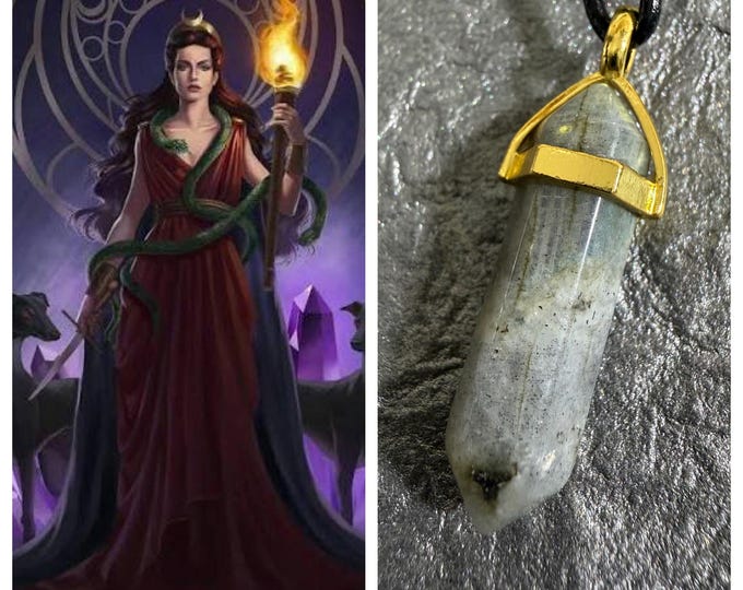 Hecate(Hekate) Direct Portal, Astral Link, Enchanted Necklace