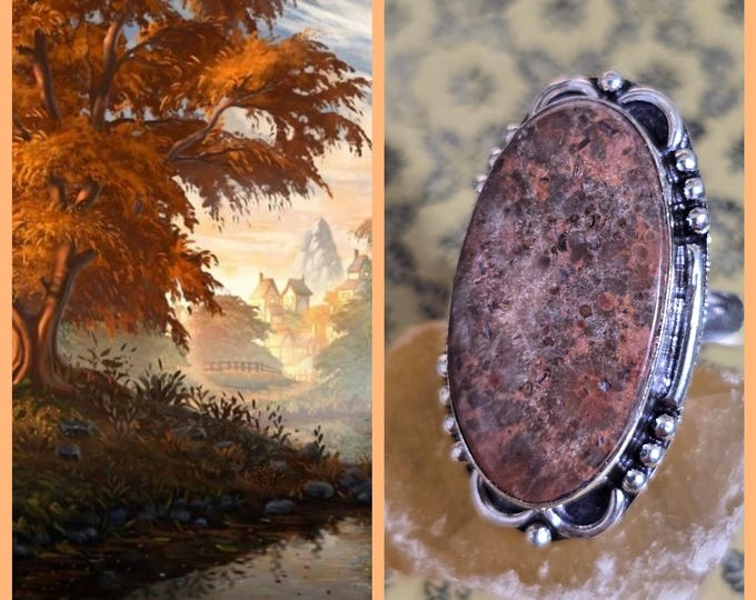 Autumn Forest Village Astral Realm Portal, PERSONAL astral realm for you AND your companions, Enchanted Ring