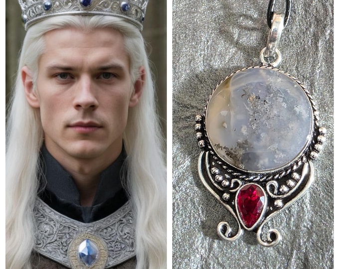Icelandic Vampire King Incubus Hybrid "Viggo" Spirit Companion, Spirit Vessel Necklace, Tier 3