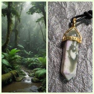 Tropical Rainforest Astral Realm Portal, PERSONAL astral realm for you AND your companions, Astral Real Estate, Enchanted Necklace