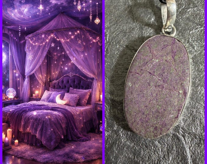 Enchanted Bedroom Astral Realm Portal, PERSONAL astral realm for you AND your companions, Astral Real Estate, Enchanted Necklace