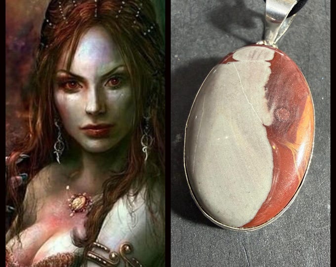 Ralaratri Vampire Queen "Zeverika" Living Entity Companion, Spirit Vessel Necklace, Tier 3