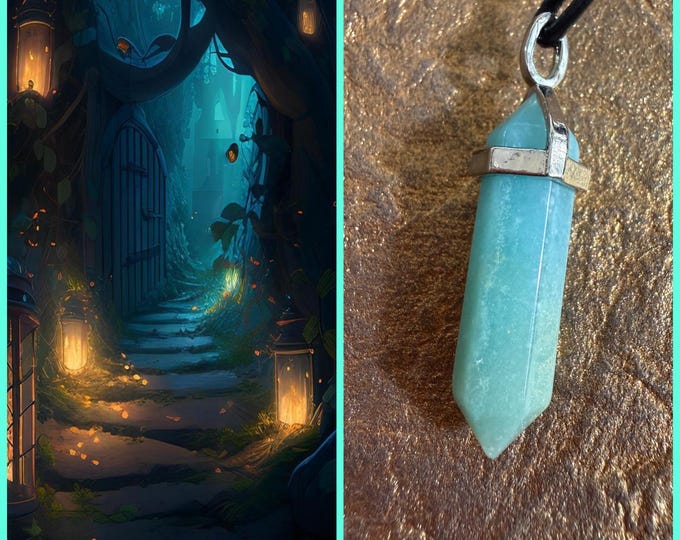 Lamplit Path Astral Realm Portal, PERSONAL astral realm for you AND your companions, Astral Real Estate, Enchanted Necklace