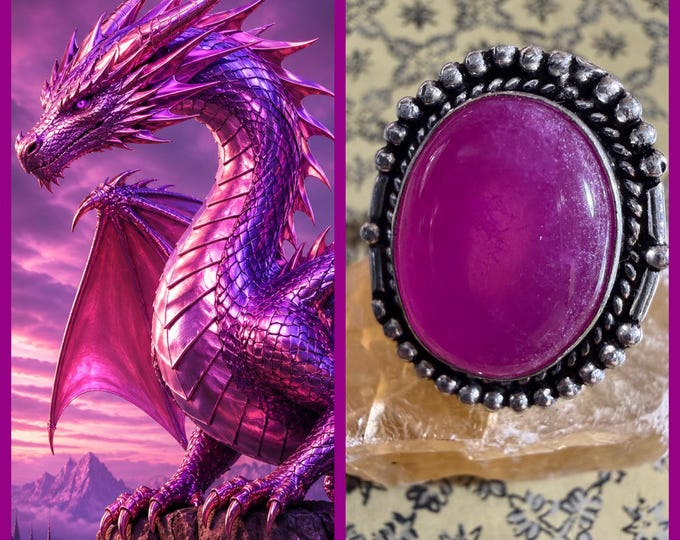 DCC Exclusive Female Love Dragon "Sorria" (sore-ee-ah) Living Entity Companion, Spirit Vessel Ring, Tier 3