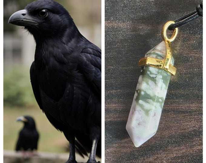 Raven "Ligork" Spirit Companion, Spirit Vessel Necklace, Tier 1