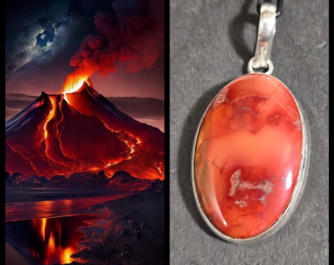 Volcanic Astral Realm Portal, PERSONAL astral realm for you AND your companions, Enchanted Necklace