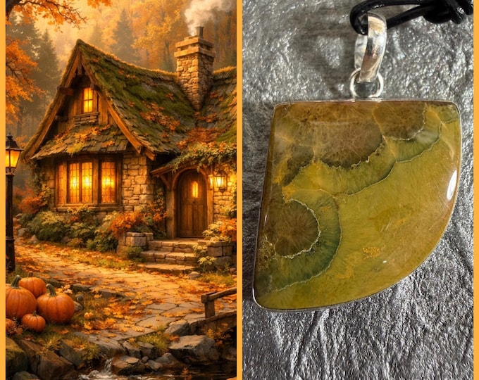 Autumn Cottage Astral Realm Portal, PERSONAL astral realm for you AND your companions, Astral Real Estate, Enchanted Necklace