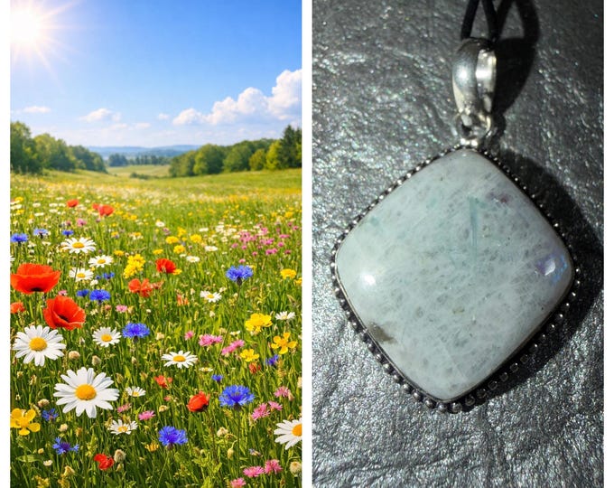 Morning Meadow Astral Realm Portal, PERSONAL astral realm for you AND your companions, Enchanted Necklace