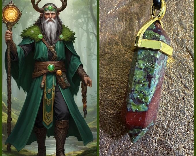 Druid High Priest Spirit Companion "Timron", Spirit Vessel Necklace, Tier 3