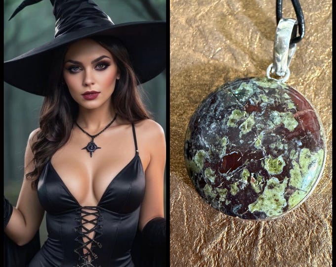 Scottish Necromantic Witch Spirit Companion "Elahvra", Spirit Vessel Necklace, Tier 3