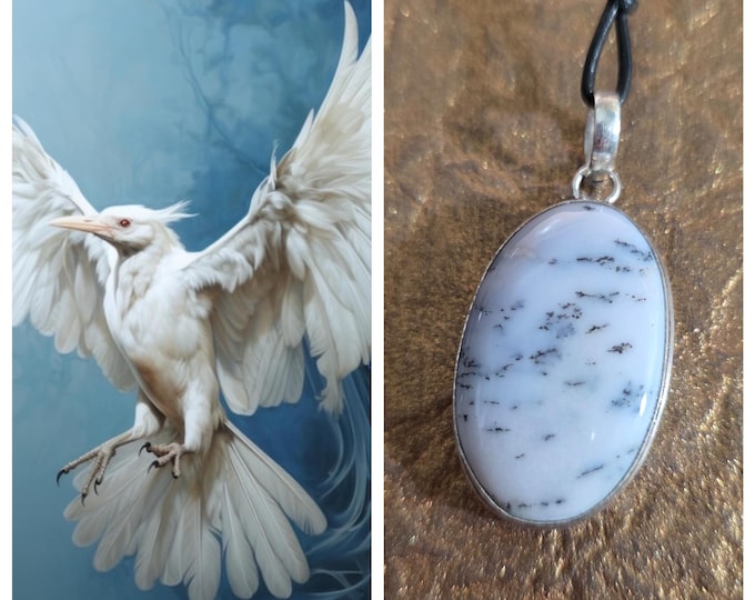 Caladrius "Yelgron" Spirit Companion, Spirit Vessel Necklace, Tier 2