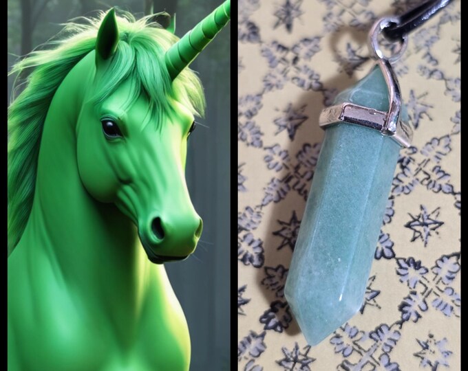 Earth Elemental Unicorn "Rimlen" Spirit Companion, Spirit Vessel Necklace, Tier 2
