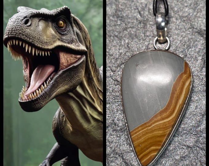 T Rex Spirit Companion "Olopto", Spirit Vessel Necklace, Tier 2