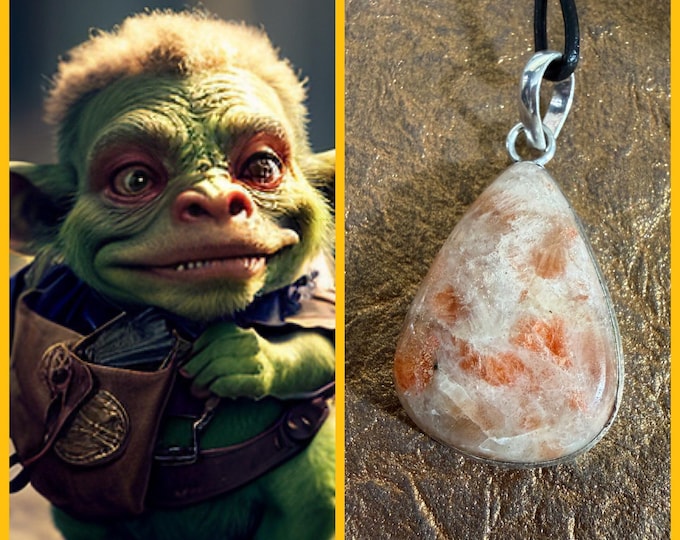 DCC Exclusive-  Female Ancestral Loot Goblin "Zorvega"  Living Entity, Spirit Vessel Necklace, Tier 3