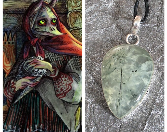 Kikimora House Spirit "Ulaga" Spirit Companion, Spirit Vessel Necklace, Tier 1
