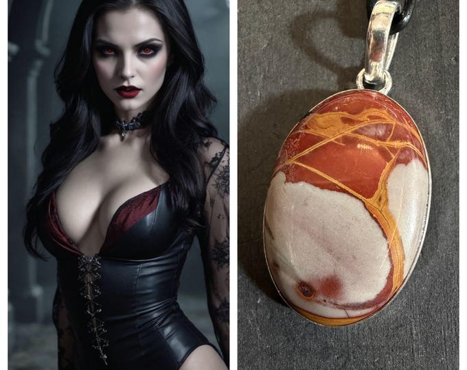 French Vampire Queen Spirit Companion "Melanie" Spirit Vessel Necklace, Tier 3