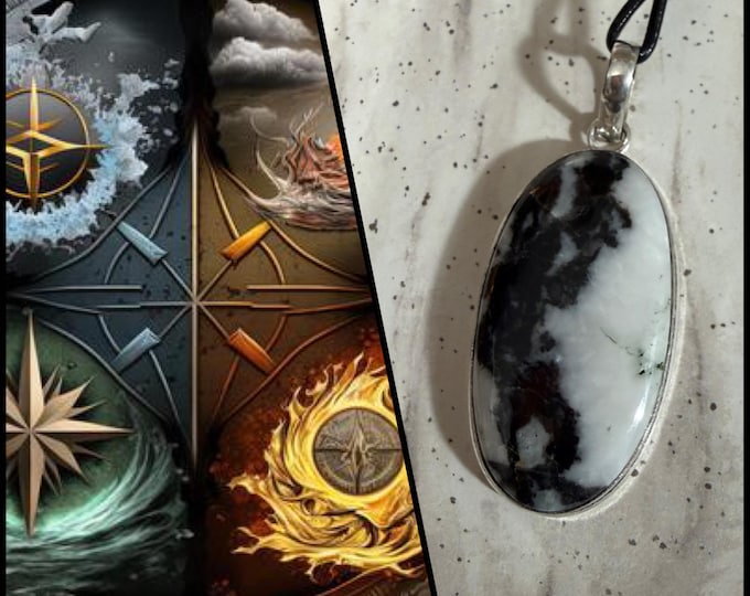 Elemental Balancing Talisman, Balance the 4 elements within you, Enchanted Necklace, BESTSELLER 40+ sold