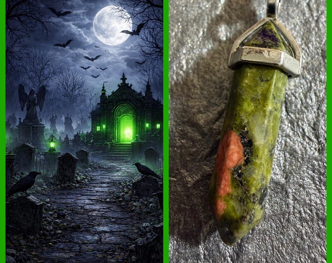 Graveyard Astral Realm Portal, PERSONAL astral realm for you AND your companions, Enchanted Necklace