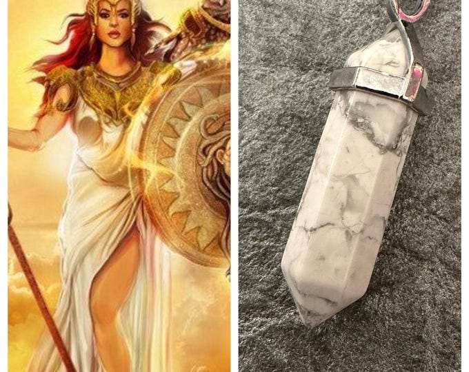 Athena Direct Portal, Portal to the Greek Goddess of Wisdom and War, Astral Link, Enchanted Necklace