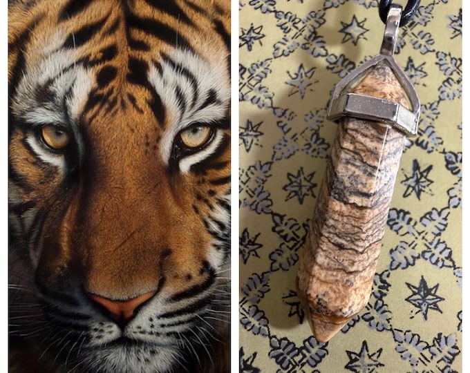 Tiger "Karmo" Spirit Companion, Spirit Vessel Necklace, Tier 1