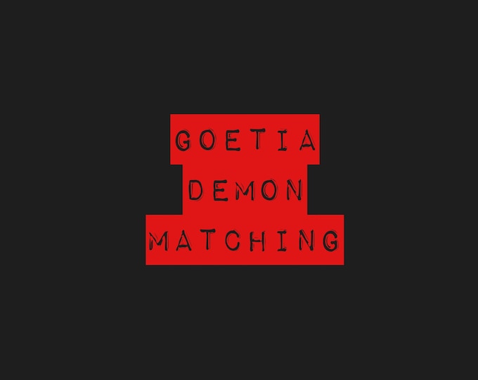 Goetia Demon Matching