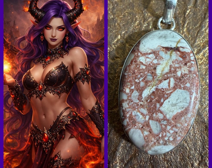 Submissive Succubus "Almorga" Spirit Companion, *seeking male keeper*, Spirit Vessel Necklace, Tier 3