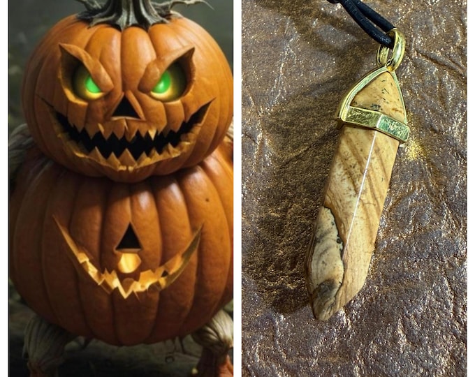 DCC Exclusive Pumpkin Wraith "Atroloc" Spirit Companion, Spirit Vessel Necklace, Tier 2