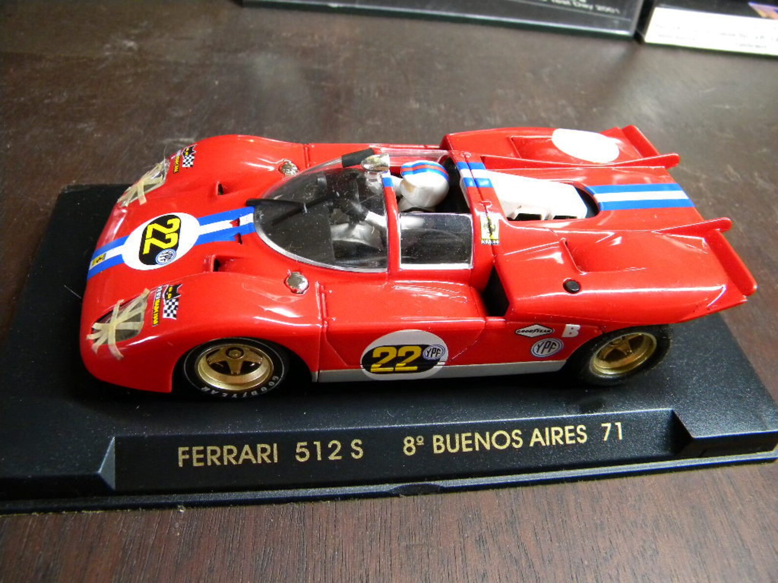 Slot car 1/32 Ferrari 512S Buenos Aires 71 Etsy