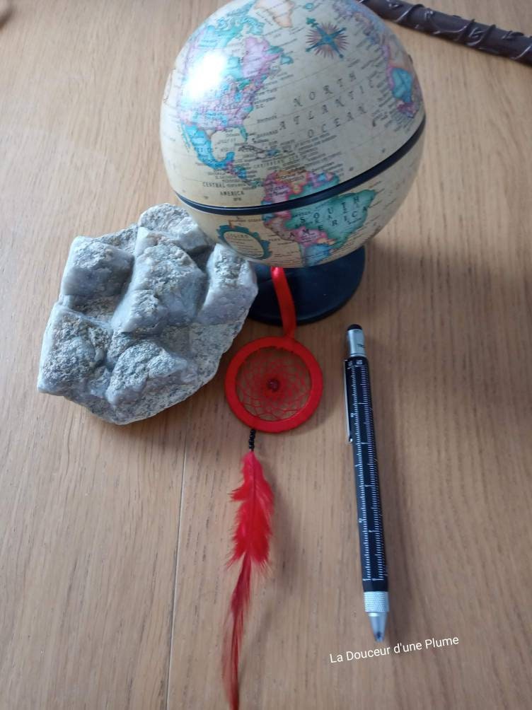 Petit Attrape-Rêves Rouge