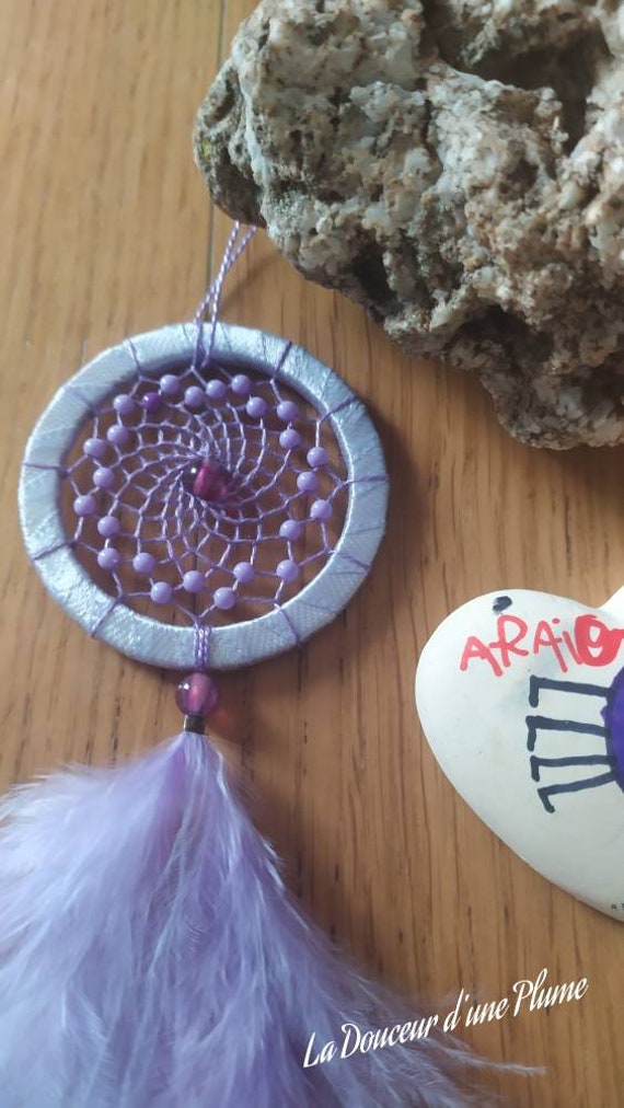 Petit Attrape-Rêves Mauve