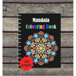 Mandala Colouring Book - 100 pages