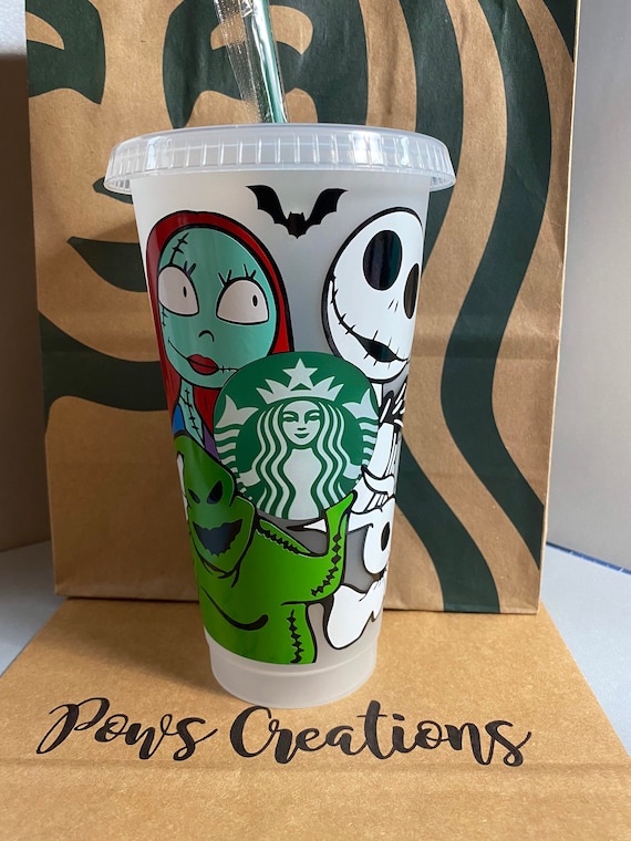 Nightmare Before Christmas Inspired Starbucks Cup Sally 