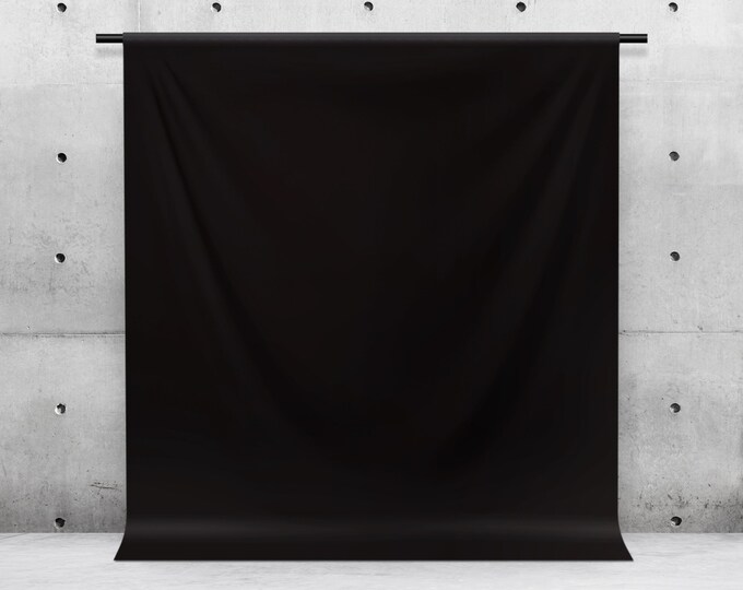 Black Photography Backdrop Background Screen for Photo Video Etsy