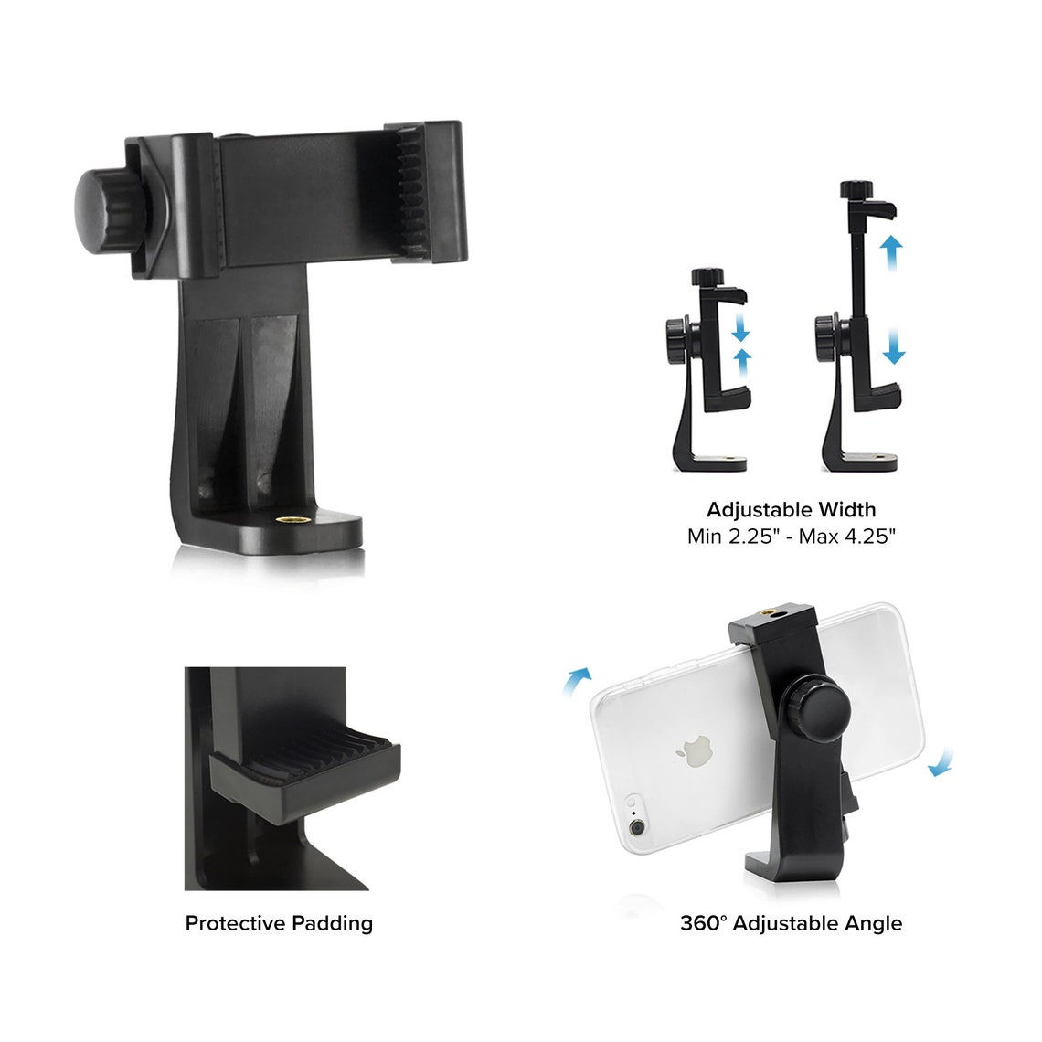Smartphone Mount Holder Tripod Kit with a Bluetooth Remote Etsy