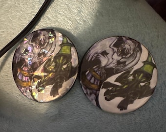 SHINY Reshi and Zeke Glow and Holo Buttons!