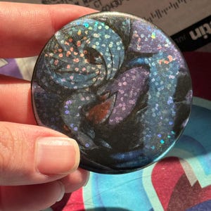 SHINY Mega Gardevoir and Gallade Holographic Buttons 2.25” Limited Edition