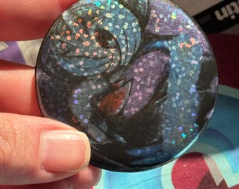 SHINY Mega Gardevoir and Gallade Holographic Buttons 2.25” Limited Edition