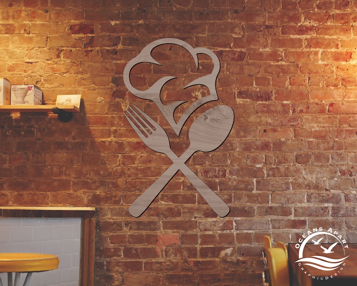 Kitchen Decor Chef Wall Art Digital Download Cut File | Etsy